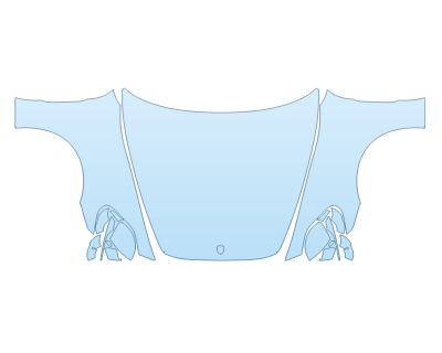 PAINT PROTECTION KIT - 2025 PORSCHE PANAMERA TURBO S E-HYBRID FULL HOOD FENDERS MIRRORS WRAPPED EDGES - PRECUT PPF CLEAR BRA WRAP