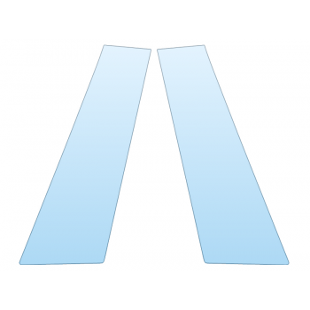 Precut PPF Kit – Clear Bra Paint Protection Film PAINT PROTECTION KIT - 2024 PORSCHE TAYCAN 4S B PILLARS - PRECUT PPF CLEAR BRA WRAP