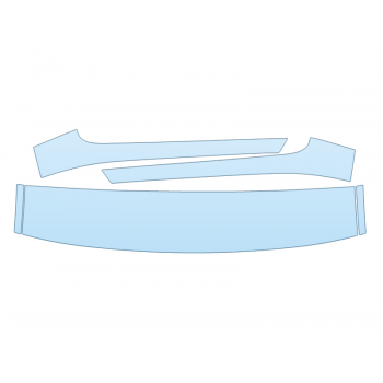 PAINT PROTECTION KIT - 2024 PORSCHE TAYCAN 4S ROOF PILLARS - PRECUT PPF CLEAR BRA WRAP