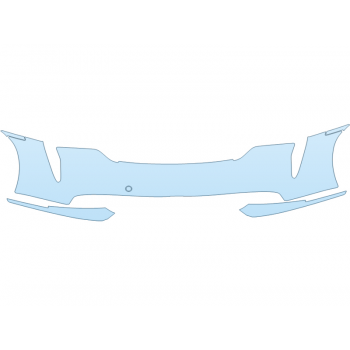 PAINT PROTECTION KIT - 2024 PORSCHE TAYCAN TURBO S BUMPER - PRECUT PPF CLEAR BRA WRAP