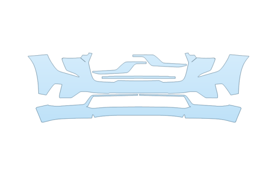 PAINT PROTECTION KIT - 2027 GMC ACADIA DENALI BUMPER - PRECUT PPF CLEAR BRA WRAP
