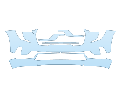PAINT PROTECTION KIT - 2024 GMC ACADIA ELEVATION BUMPER - PRECUT PPF CLEAR BRA WRAP