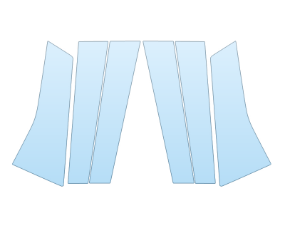 PAINT PROTECTION KIT - 2025 ACURA MDX ADVANCE PACKAGE B PILLARS - PRECUT PPF CLEAR BRA WRAP