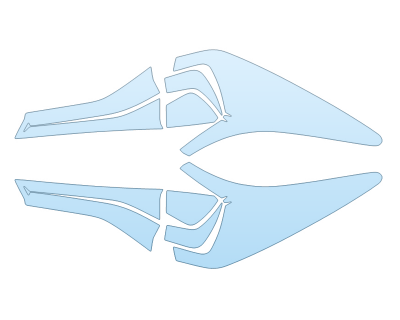 PAINT PROTECTION KIT - 2025 ACURA MDX ADVANCE PACKAGE TAIL LIGHTS - PRECUT PPF CLEAR BRA WRAP