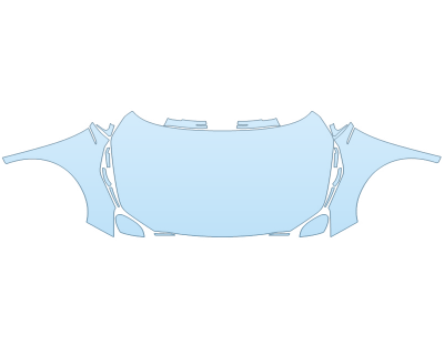 PAINT PROTECTION KIT - 2025 ACURA MDX BASE FULL HOOD FENDERS MIRRORS WRAPPED EDGES - PRECUT PPF CLEAR BRA WRAP