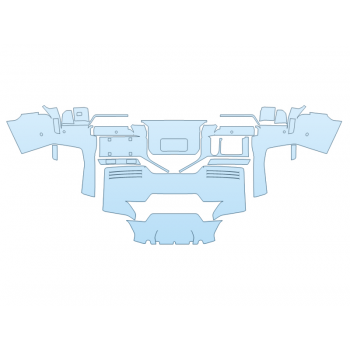 PAINT PROTECTION KIT - 2025 ACURA MDX TECHNOLOGY PACKAGE REAR BUMPER - PRECUT PPF CLEAR BRA WRAP