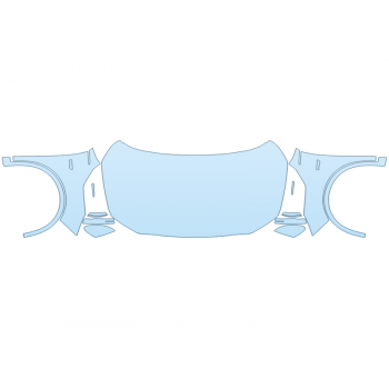 PAINT PROTECTION KIT - 2025 ACURA MDX TYPE S FULL HOOD FENDERS MIRRORS WRAPPED EDGES - PRECUT PPF CLEAR BRA WRAP