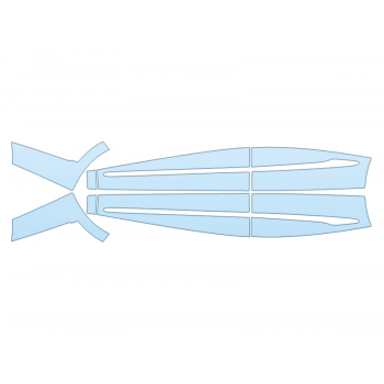 PAINT PROTECTION KIT - 2025 ACURA MDX TYPE S ADVANCE ROCKERS - PRECUT PPF CLEAR BRA WRAP