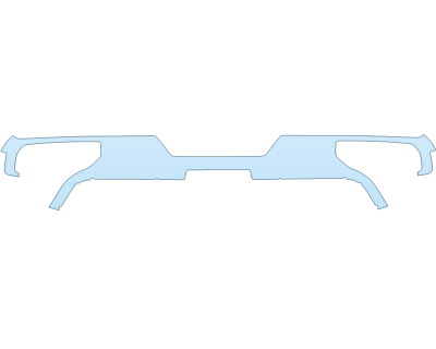 2025 GMC SIERRA 2500 HD AT4X REAR BUMPER - PRECUT PPF CLEAR BRA WRAP