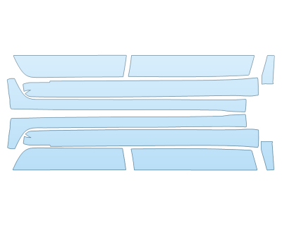2025 GMC SIERRA 2500 HD DENALI ROCKERS - PRECUT PPF CLEAR BRA WRAP