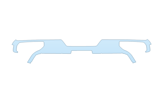 Precut PPF Kit – Clear Bra Paint Protection Film 2027 GMC SIERRA 2500 HD DENALI ULTIMATE REAR BUMPER - PRECUT PPF CLEAR BRA WRAP