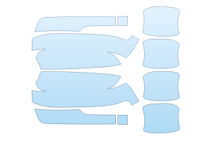 2027 GMC SIERRA 2500 HD PRO MIRRORS and DOOR CUPS