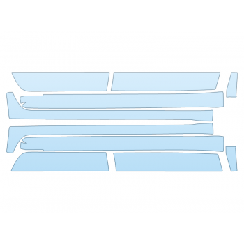 2025 GMC SIERRA 2500 HD PRO ROCKERS - PRECUT PPF CLEAR BRA WRAP