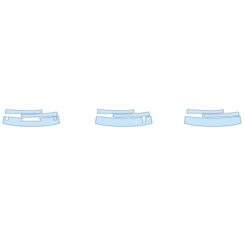 2025 GMC SIERRA 2500 HD PRO ROOF PILLARS - PRECUT PPF CLEAR BRA WRAP