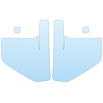 PAINT PROTECTION KIT - 2024 GMC SIERRA 3500 HD AT4 HEADLIGHTS FOGLIGHTS - PRECUT PPF CLEAR BRA WRAP