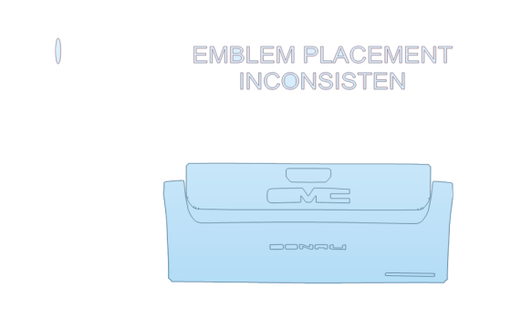 2027 GMC SIERRA 3500 HD DENALI TAILGATE KIT - PRECUT PPF CLEAR BRA WRAP
