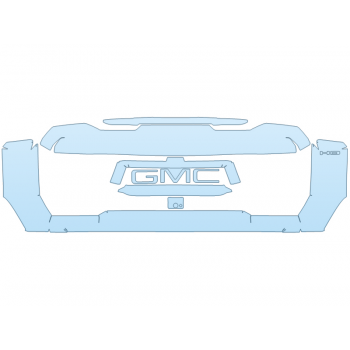 2025 GMC SIERRA 3500 HD SLE GRILL - PRECUT PPF CLEAR BRA WRAP