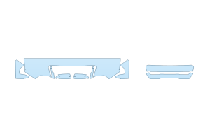 2027 GMC SIERRA 3500 HD SLT HOOD FENDERS MIRRORS 18 INCH WRAPPED EDGES