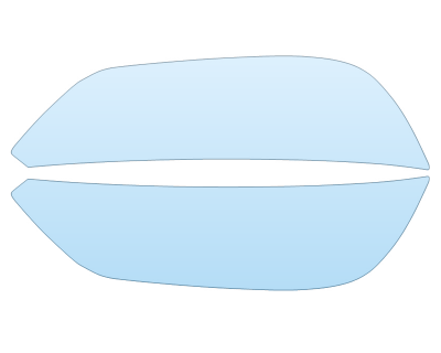 PAINT PROTECTION KIT - 2024 GMC SIERRA 3500 HD SLT MIRRORS and DOOR CUPS - PRECUT PPF CLEAR BRA WRAP