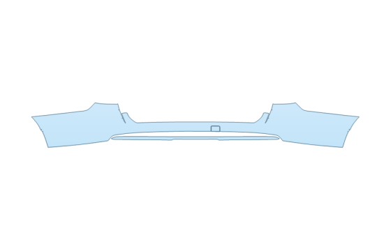 PAINT PROTECTION KIT - 2027 GMC YUKON AT4 REAR BUMPER - PRECUT PPF CLEAR BRA WRAP