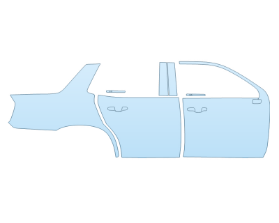 Precut PPF Kit – Clear Bra Paint Protection Film PAINT PROTECTION KIT - 2024 GMC YUKON AT4 PASSENGER SIDE - PRECUT PPF CLEAR BRA WRAP