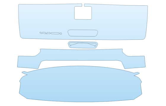 PAINT PROTECTION KIT - 2027 GMC YUKON AT4 TRUNK - PRECUT PPF CLEAR BRA WRAP