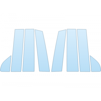 PAINT PROTECTION KIT - 2024 GMC YUKON DENALI B PILLARS - PRECUT PPF CLEAR BRA WRAP