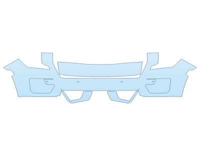 Precut PPF Kit – Clear Bra Paint Protection Film PAINT PROTECTION KIT - 2024 GMC YUKON SLE BUMPER WITH PARKING SENSORS - PRECUT PPF CLEAR BRA WRAP