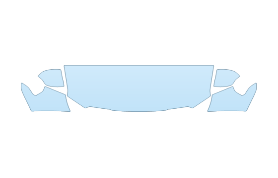 PAINT PROTECTION KIT - 2027 GMC YUKON SLE HOOD FENDERS MIRRORS 24 INCH WRAPPED EDGES - PRECUT PPF CLEAR BRA WRAP