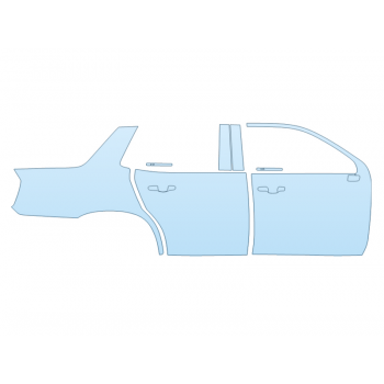 PAINT PROTECTION KIT - 2024 GMC YUKON SLE PASSENGER SIDE - PRECUT PPF CLEAR BRA WRAP