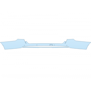 Precut PPF Kit – Clear Bra Paint Protection Film PAINT PROTECTION KIT - 2024 GMC YUKON SLT REAR BUMPER WITH PARKING SENSORS - PRECUT PPF CLEAR BRA WRAP