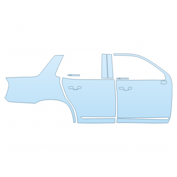 PAINT PROTECTION KIT - 2024 GMC YUKON SLT PASSENGER SIDE - PRECUT PPF CLEAR BRA WRAP