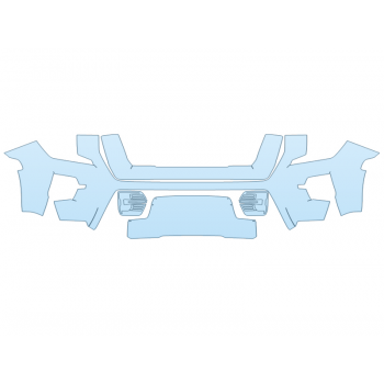 PAINT PROTECTION KIT - 2024 GMC YUKON XL AT4 BUMPER - PRECUT PPF CLEAR BRA WRAP