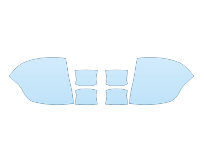 PAINT PROTECTION KIT - 2024 GMC YUKON XL SLE MIRRORS and DOOR CUPS - PRECUT PPF CLEAR BRA WRAP