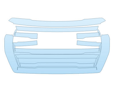 PRECUT PPF: 2025 GMC YUKON XL SLT GRILL