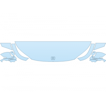 PAINT PROTECTION KIT - 2025 BUICK ENCLAVE AVENIR HOOD FENDERS MIRRORS 24 INCH WRAPPED EDGES - PRECUT PPF CLEAR BRA WRAP