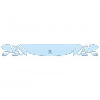 Precut PPF Kit – Clear Bra Paint Protection Film PAINT PROTECTION KIT - 2025 BUICK ENCLAVE AVENIR HM 12 INCH WRAPPED EDGES - PRECUT PPF CLEAR BRA WRAP