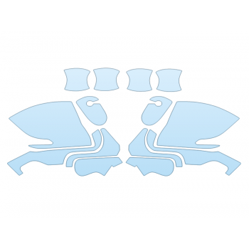 PAINT PROTECTION KIT - 2025 BUICK ENCLAVE AVENIR MIRRORS and DOOR CUPS - PRECUT PPF CLEAR BRA WRAP