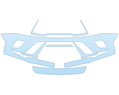 PAINT PROTECTION KIT - 2025 BUICK ENCLAVE PREFFERED BUMPER - PRECUT PPF CLEAR BRA WRAP