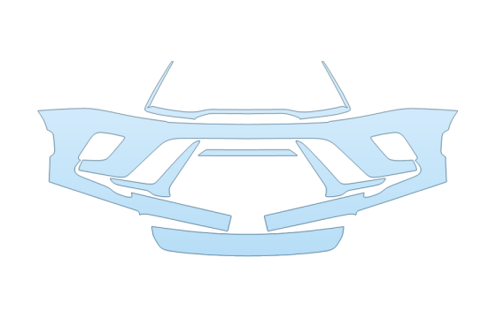 Precut PPF Kit – Clear Bra Paint Protection Film PAINT PROTECTION KIT - 2027 BUICK ENCLAVE PREFFERED BUMPER - PRECUT PPF CLEAR BRA WRAP