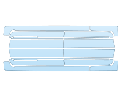 PAINT PROTECTION KIT - 2025 BUICK ENCLAVE PREFFERED ROCKERS - PRECUT PPF CLEAR BRA WRAP