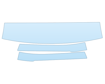 PAINT PROTECTION KIT - 2025 BUICK ENCLAVE PREFFERED ROOF PILLARS - PRECUT PPF CLEAR BRA WRAP