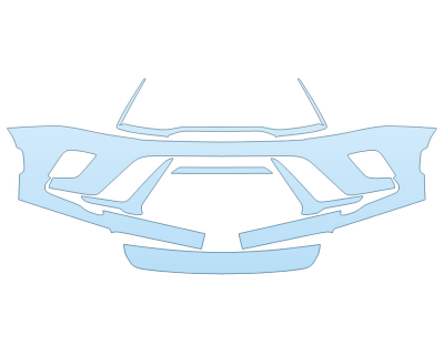 PAINT PROTECTION KIT - 2025 BUICK ENCLAVE SPORT TOURING BUMPER - PRECUT PPF CLEAR BRA WRAP