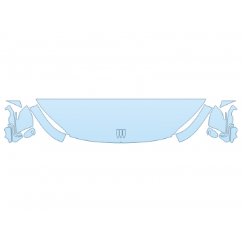 PAINT PROTECTION KIT - 2025 BUICK ENCLAVE SPORT TOURING HOOD FENDERS MIRRORS 18 INCH WRAPPED EDGES - PRECUT PPF CLEAR BRA WRAP