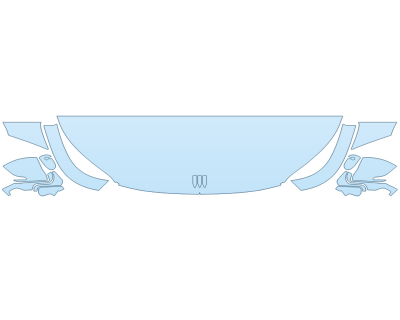 PAINT PROTECTION KIT - 2025 BUICK ENCLAVE SPORT TOURING HOOD FENDERS MIRRORS 24 INCH WRAPPED EDGES - PRECUT PPF CLEAR BRA WRAP