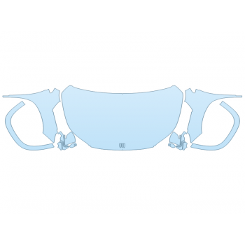 PAINT PROTECTION KIT - 2025 BUICK ENCLAVE SPORT TOURING FULL HOOD FENDERS MIRRORS WRAPPED EDGES - PRECUT PPF CLEAR BRA WRAP