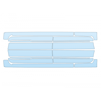 PAINT PROTECTION KIT - 2025 BUICK ENCLAVE SPORT TOURING ROCKERS - PRECUT PPF CLEAR BRA WRAP