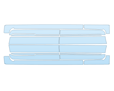 PAINT PROTECTION KIT - 2025 BUICK ENCLAVE SPORT TOURING ROCKERS - PRECUT PPF CLEAR BRA WRAP
