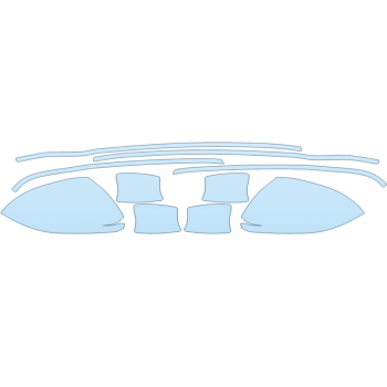 PAINT PROTECTION KIT - 2025 BUICK ENCORE GX AVENIR MIRRORS and DOOR CUPS DOOR EDGES - PRECUT PPF CLEAR BRA WRAP