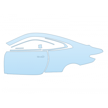 PAINT PROTECTION KIT - 2025 BUICK ENCORE GX PREFERRED B PILLARS - PRECUT PPF CLEAR BRA WRAP